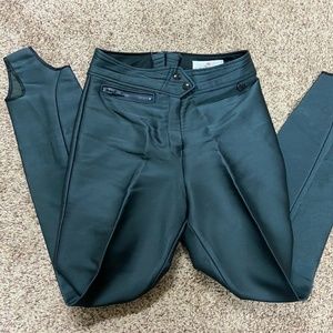 OBERMEYER CHARCOAL GRAY SKI STIRRUP PANTS SZ 6